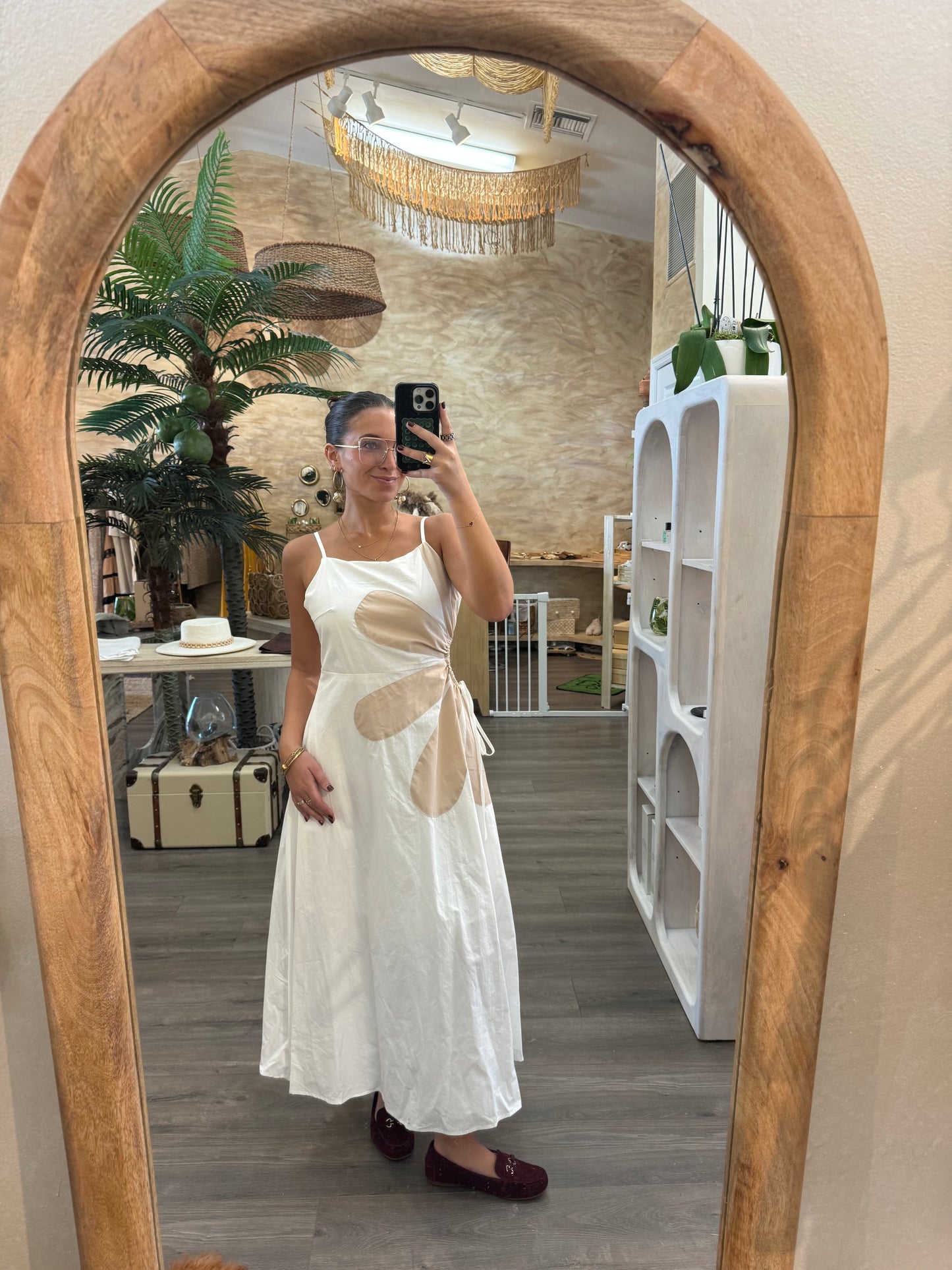Flower Cutout Dress