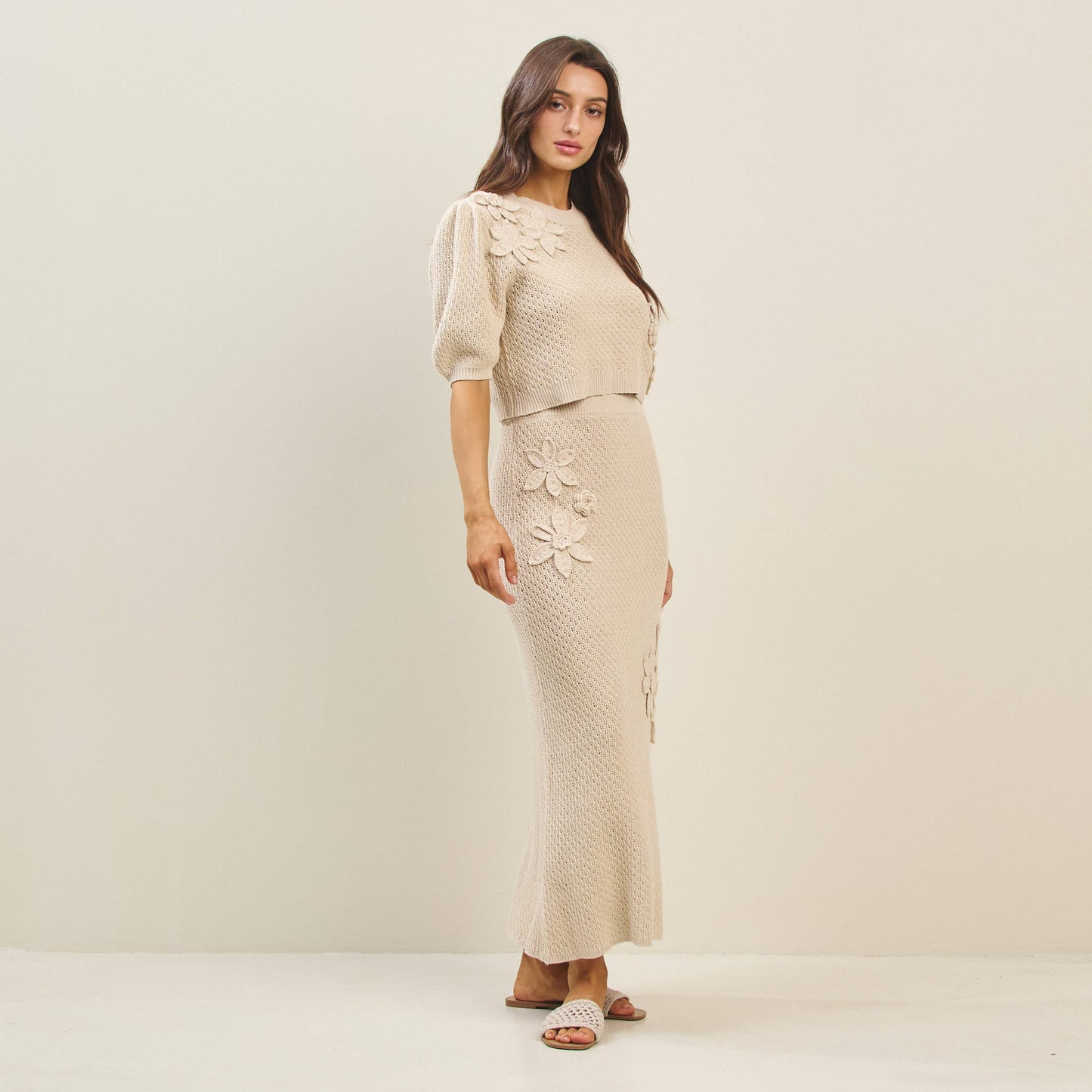 Spring Bloom Sweater Set