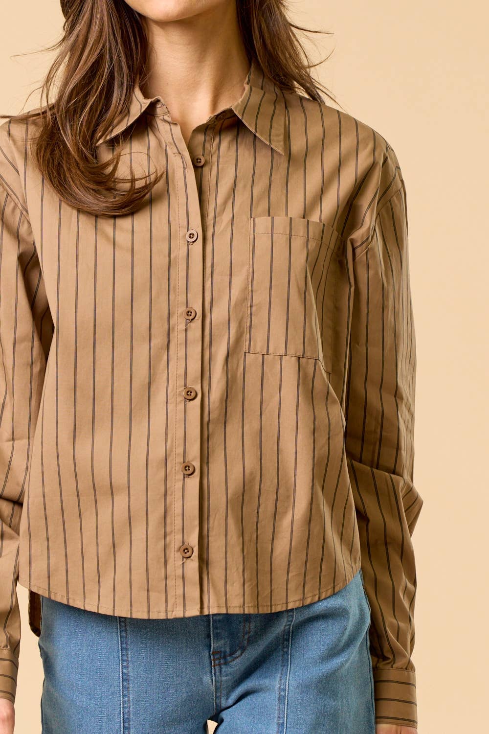 Striped Button Down Shirt
