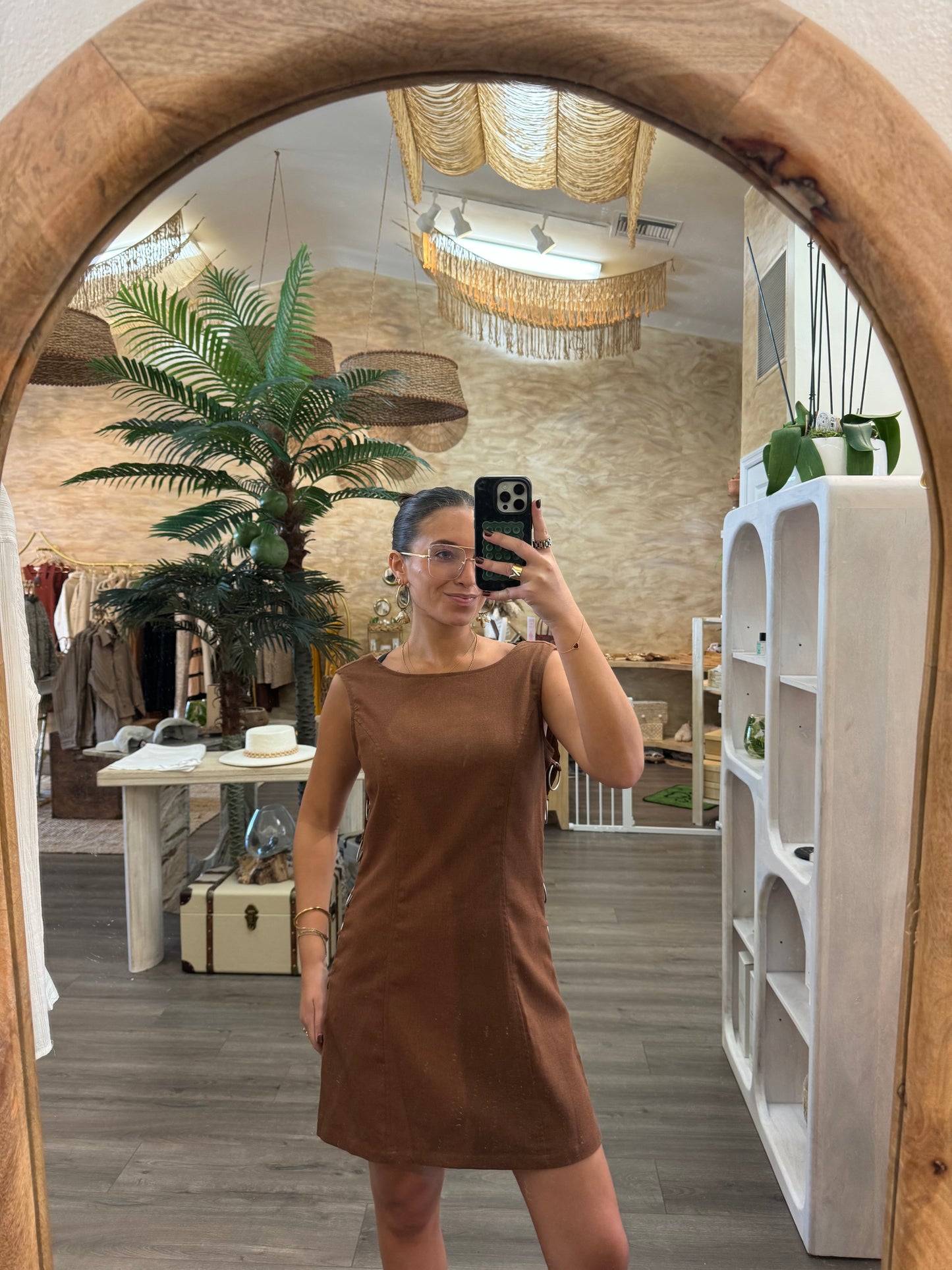 Mocha Mini Dress
