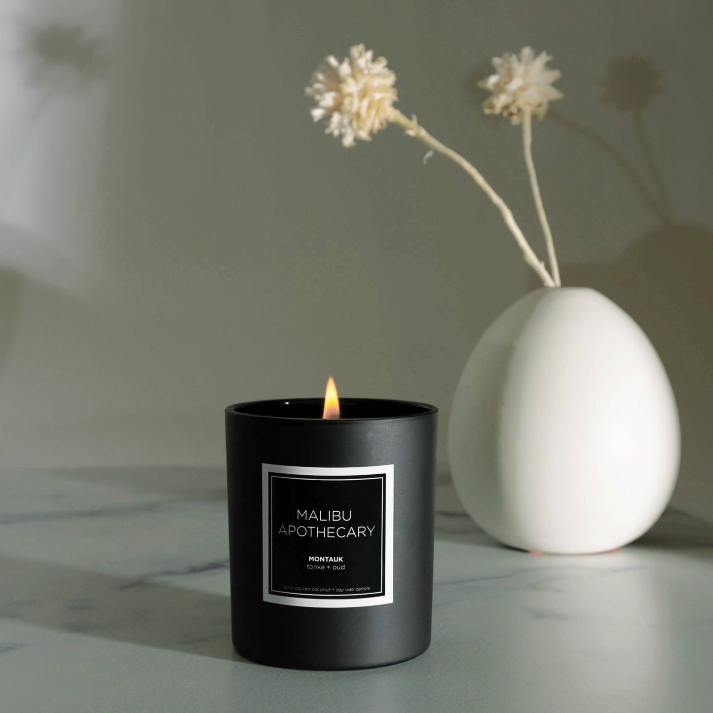 Matte Black Candle - Malibu Apothecary