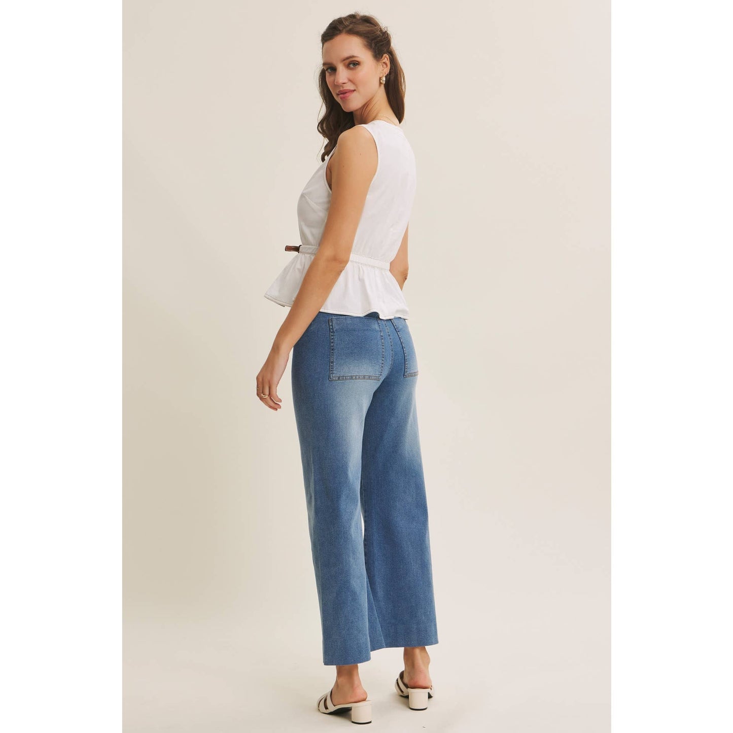 CAMERON BELTED COTTON TOP