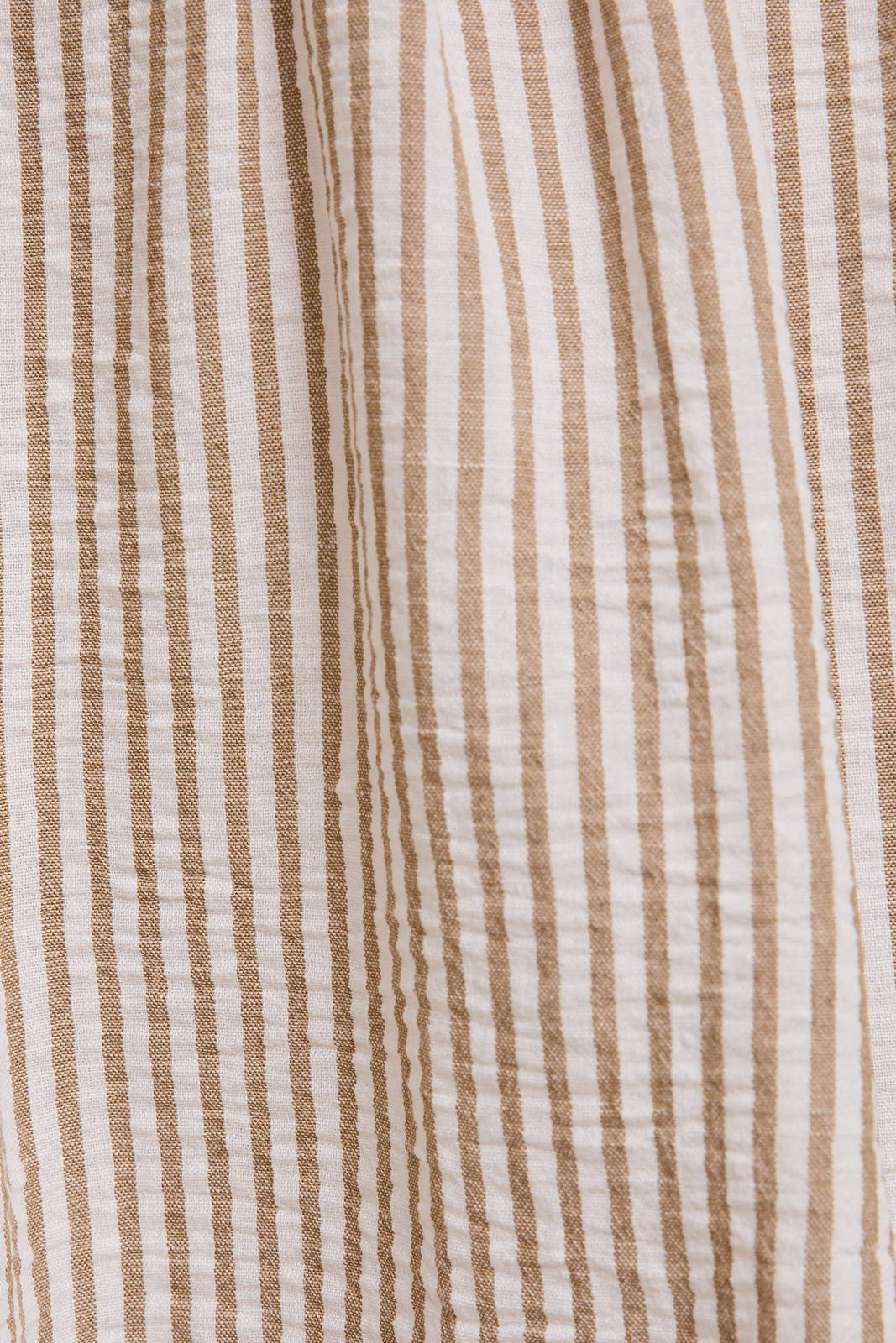 COLLAR BUTTON UP ROLL UP SHORT SLEEVE STRIPE MINI DRESS