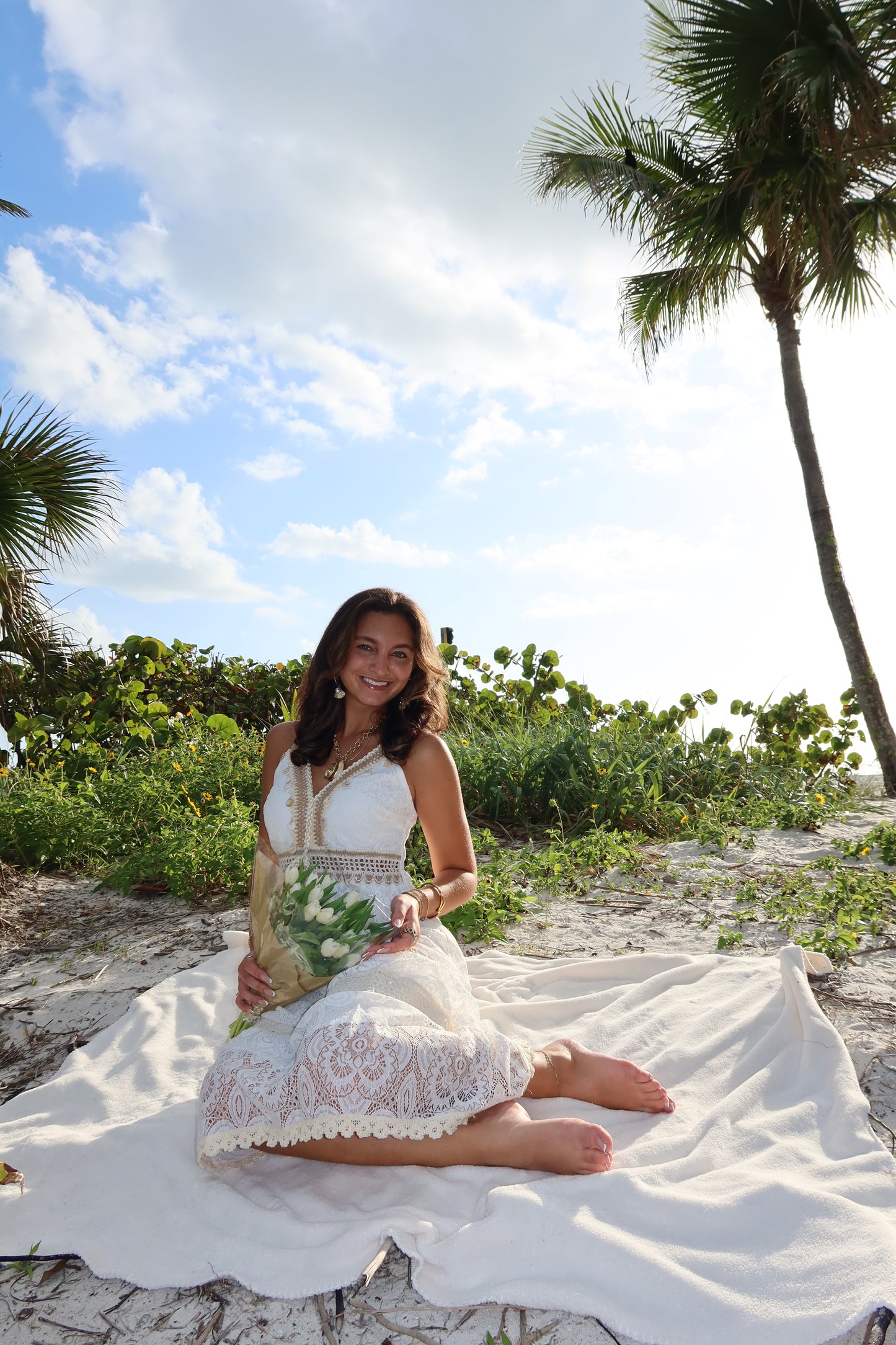 Coastal Bloom Maxi Dress