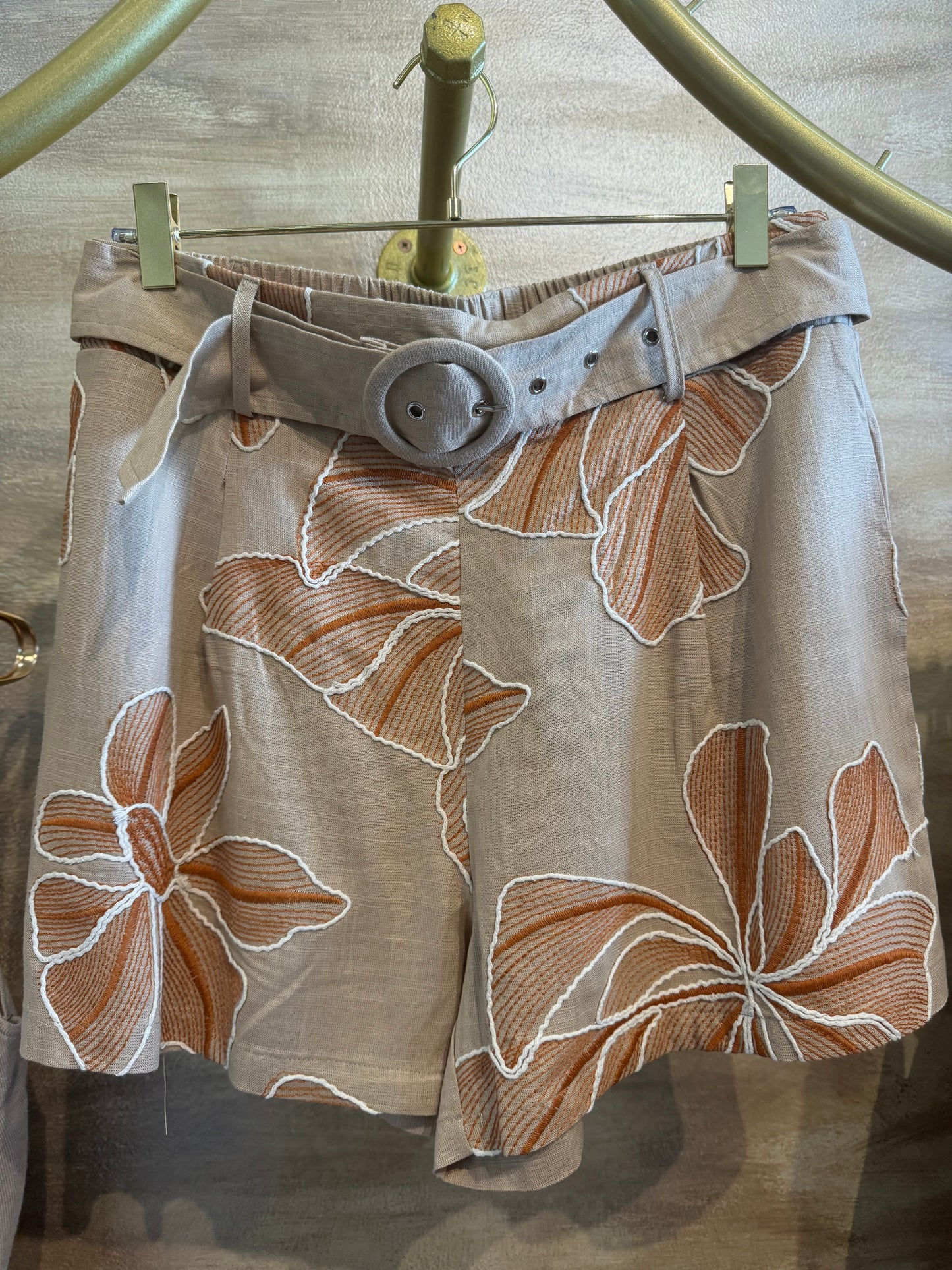Hawaii Belted Shorts