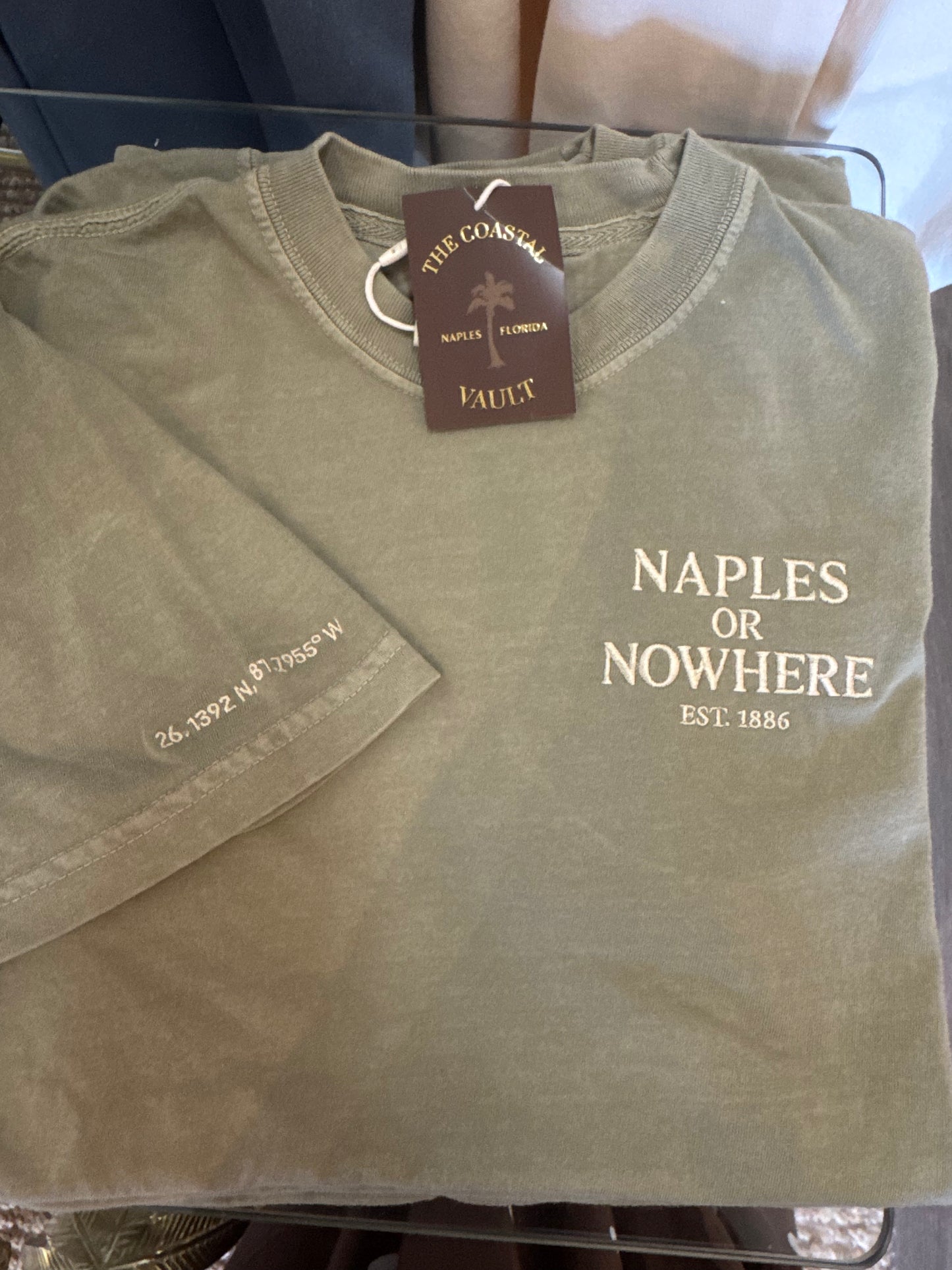 Coordinates T-shirt Sage - Naples Or Nowhere