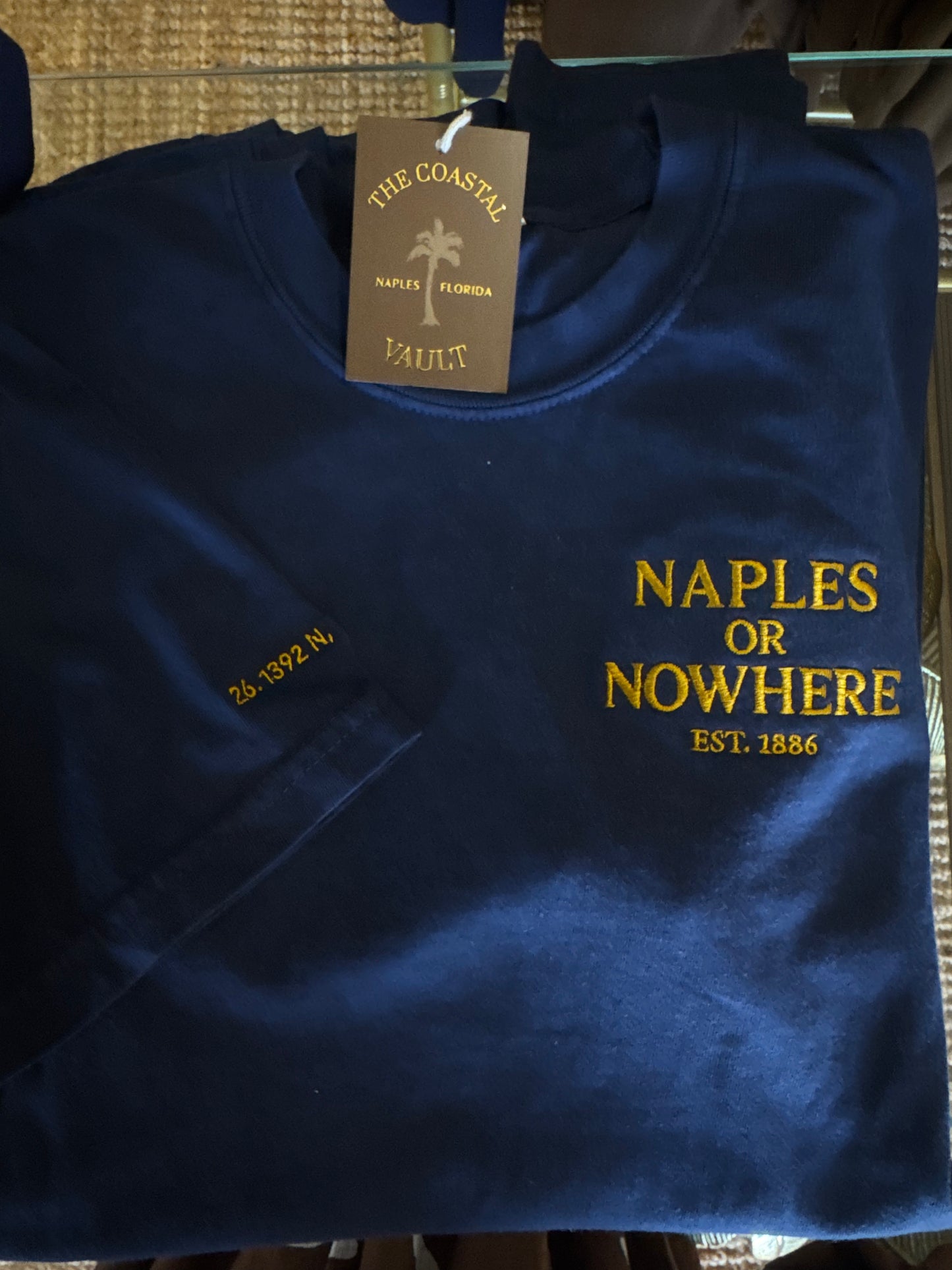 Coordinates T-shirt Navy - Naples Or Nowhere