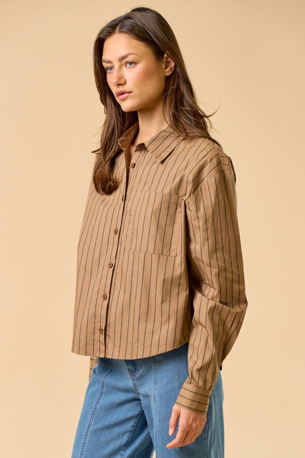 Striped Button Down Shirt