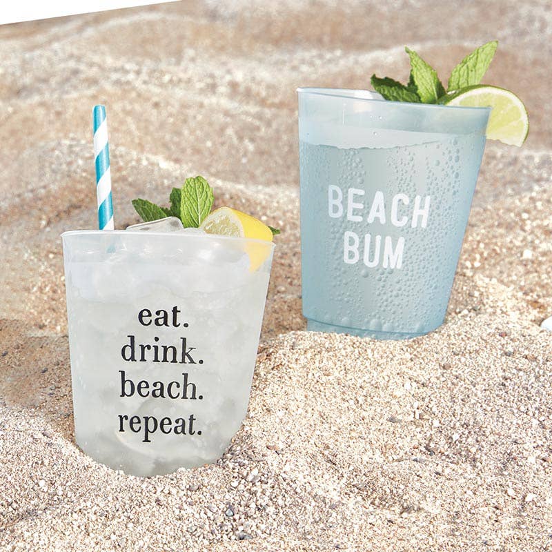 Frost Cups - Eat. Drink. Beach. Repeat.