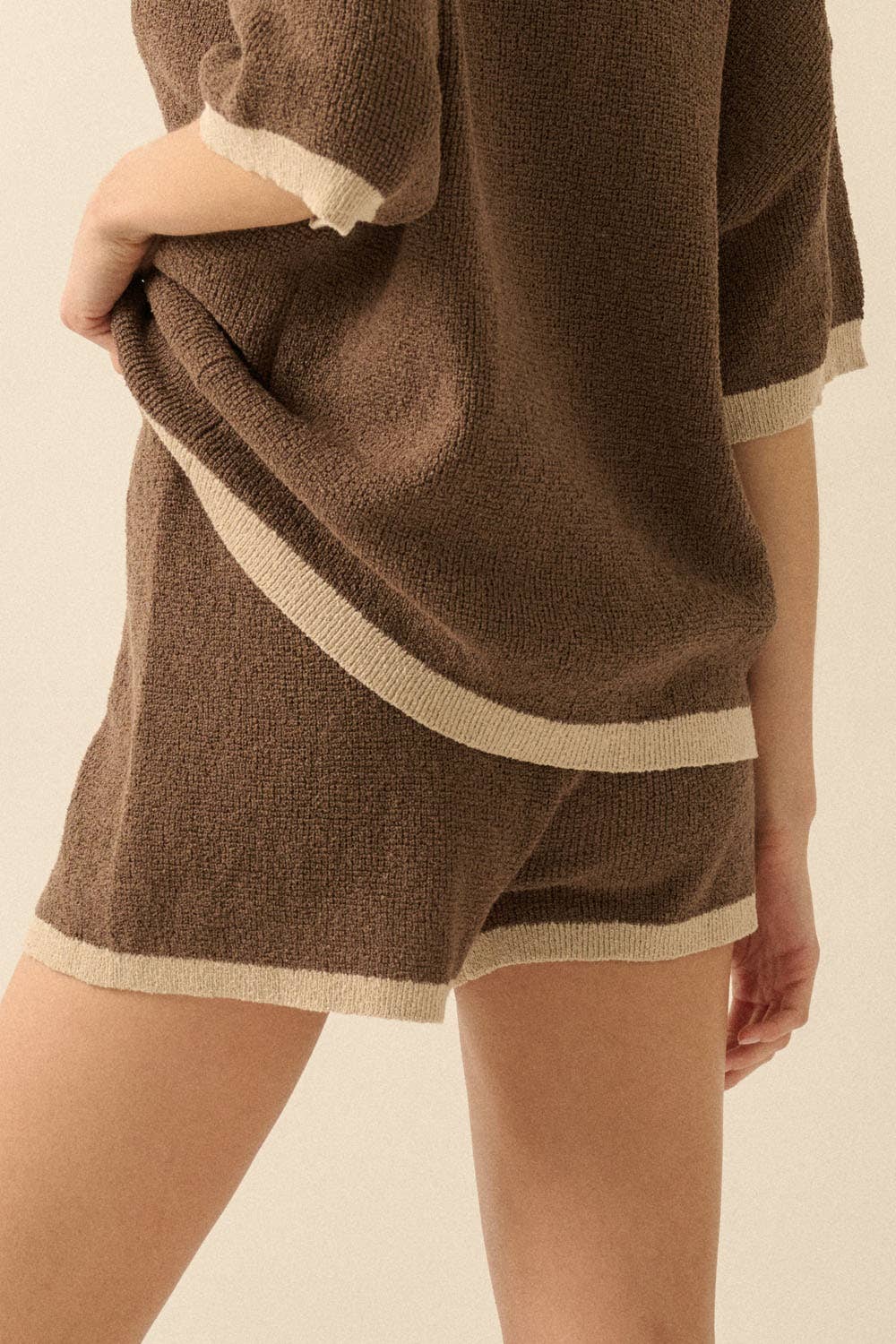 Sweater Shorts - Two Tone