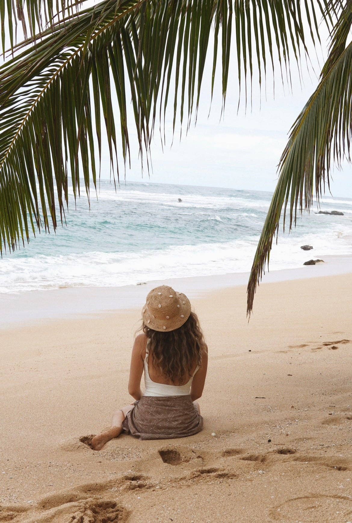 Cowry Shell Bucket Hat