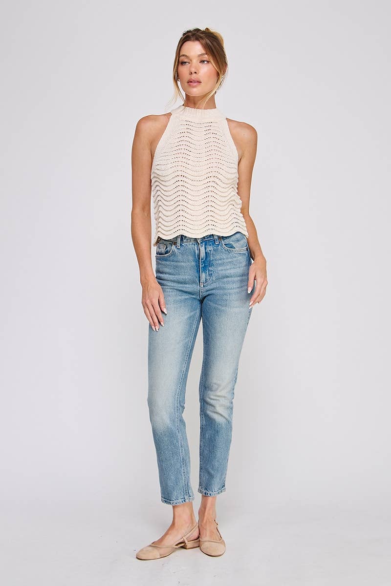 Wave Knit Halter