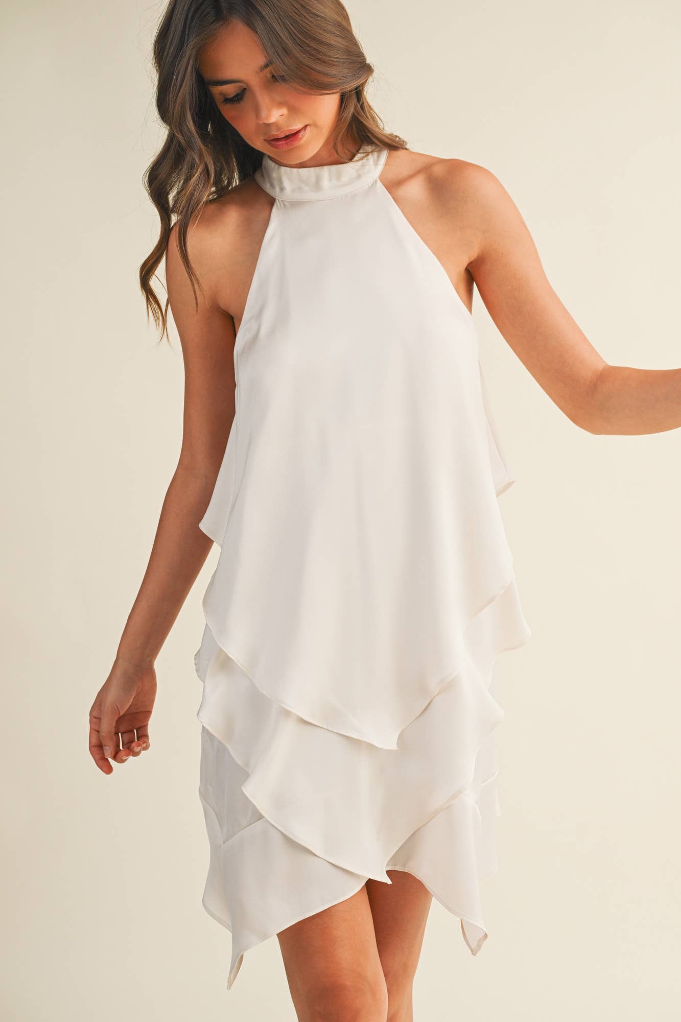 Orchid Halter Dress