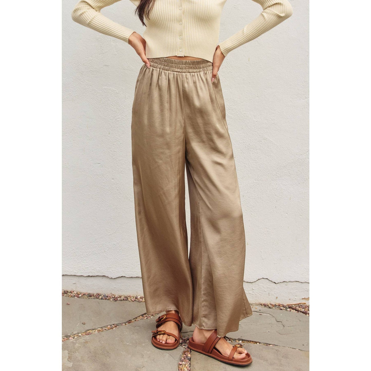 France Wide Leg Pants