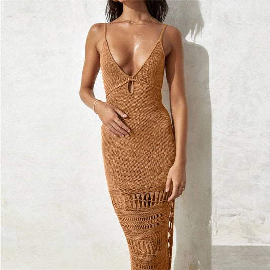 Havana Tassels Resort Wear Dress