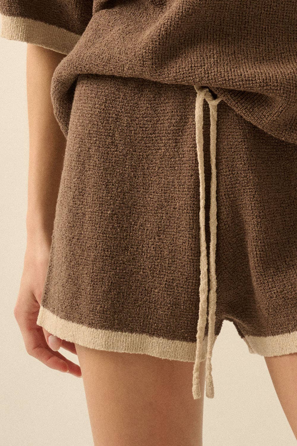 Sweater Shorts - Two Tone