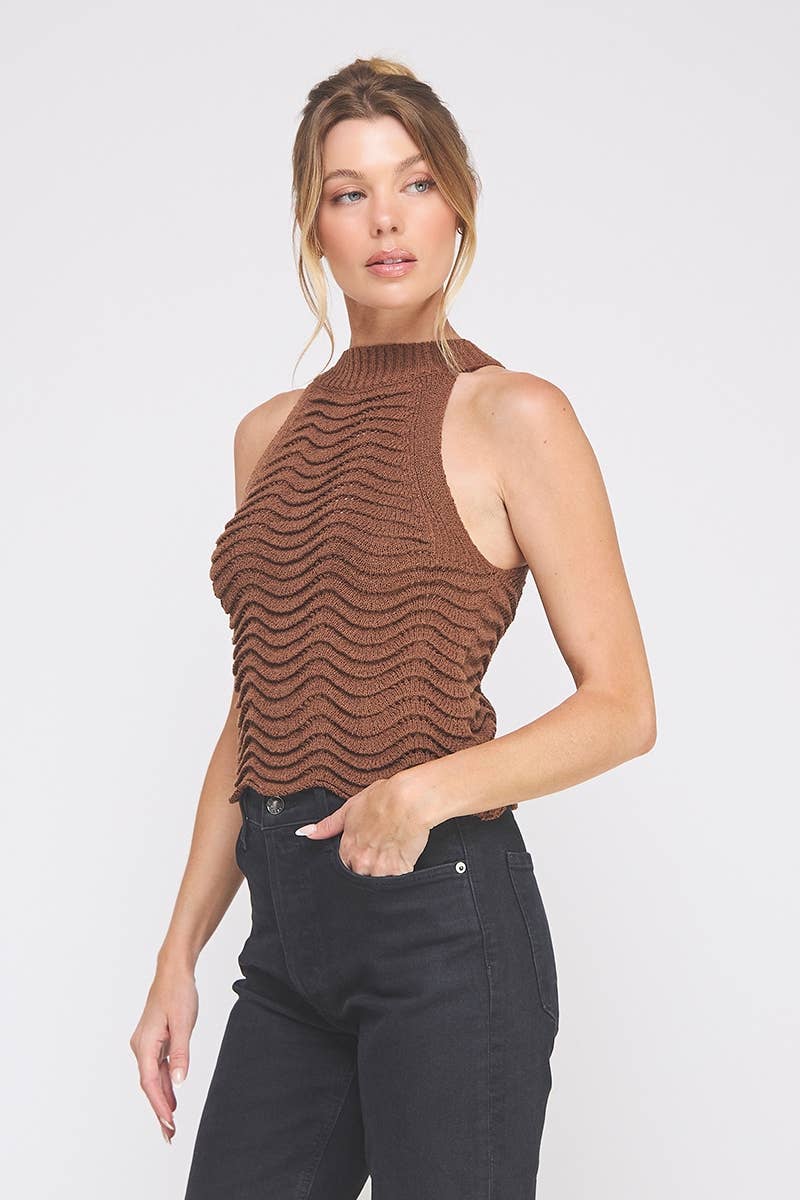 Wave Knit Halter
