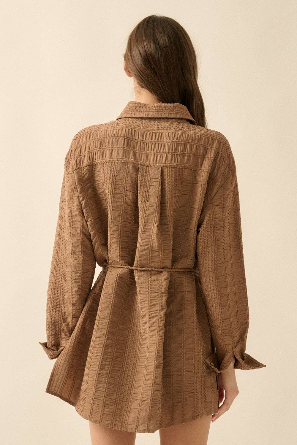 Coconut Button-Up Shirt Romper