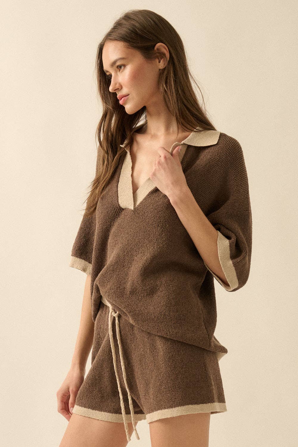 Sweater Shorts - Two Tone