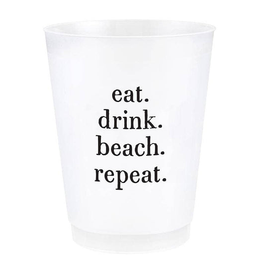 Frost Cups - Eat. Drink. Beach. Repeat.