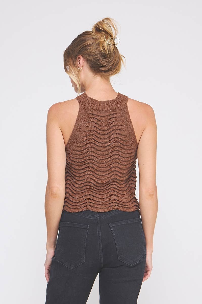 Wave Knit Halter