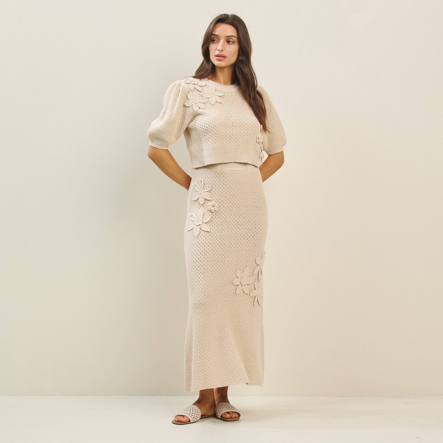 Spring Bloom Sweater Set