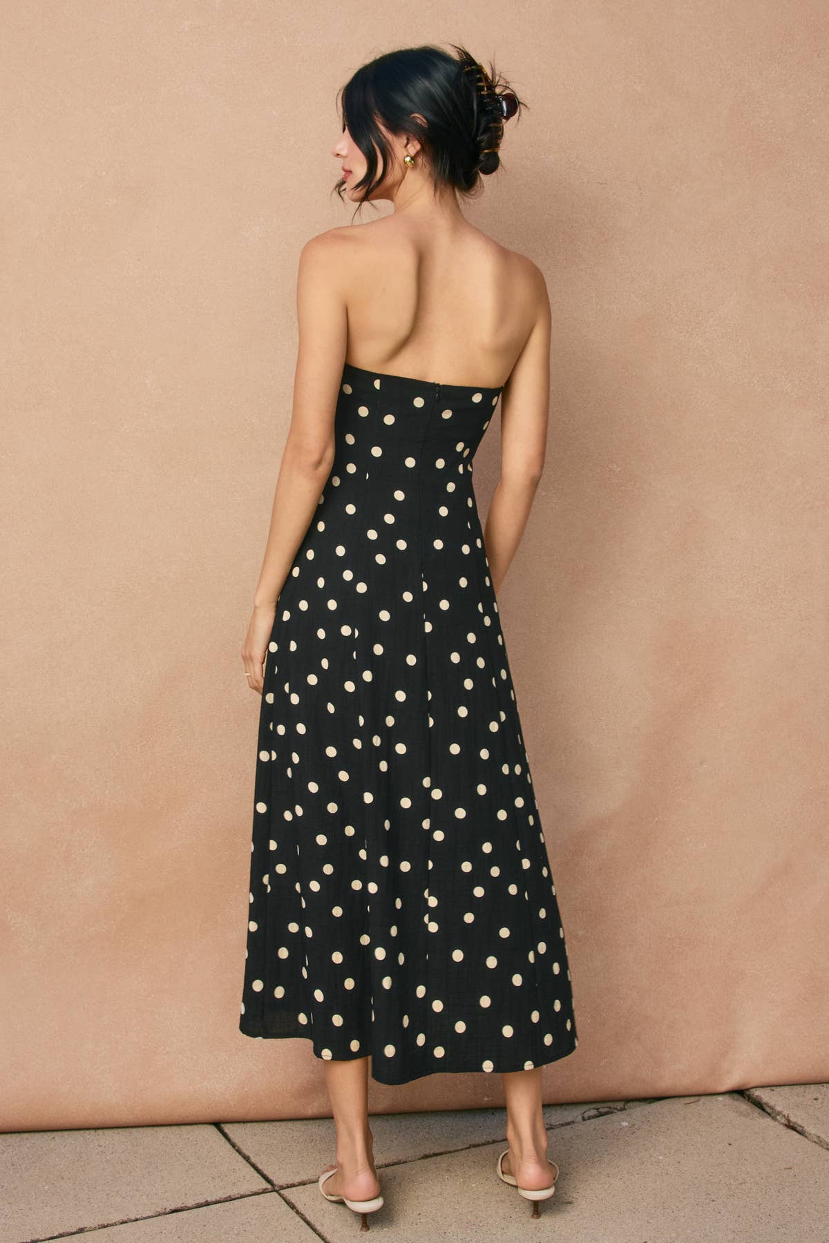 Sweetheart Strapless Midi Dress