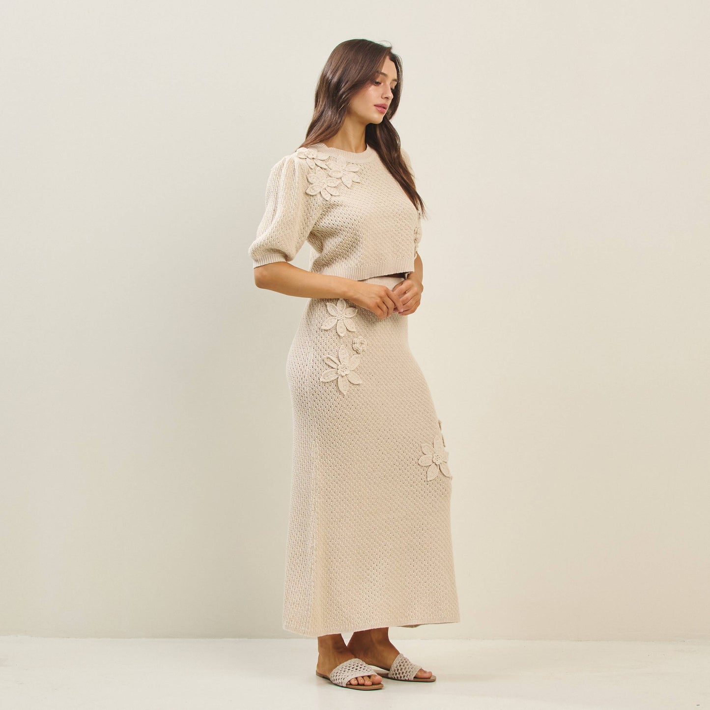 Spring Bloom Sweater Set