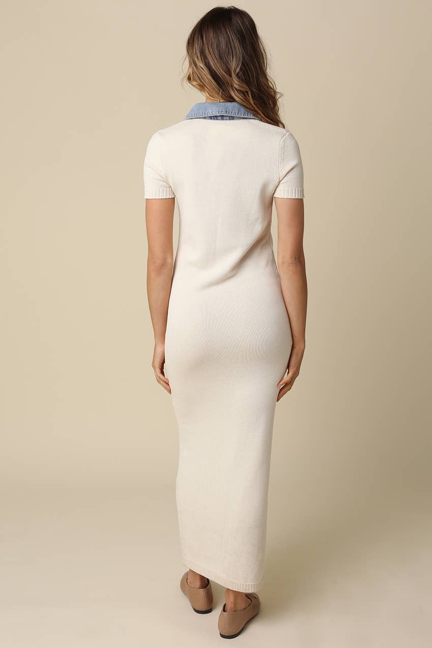 Brynn Collar Maxi Dress