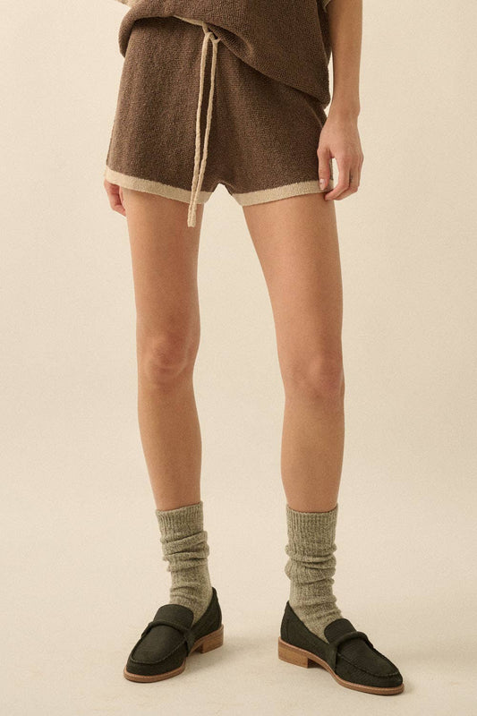 Sweater Shorts - Two Tone