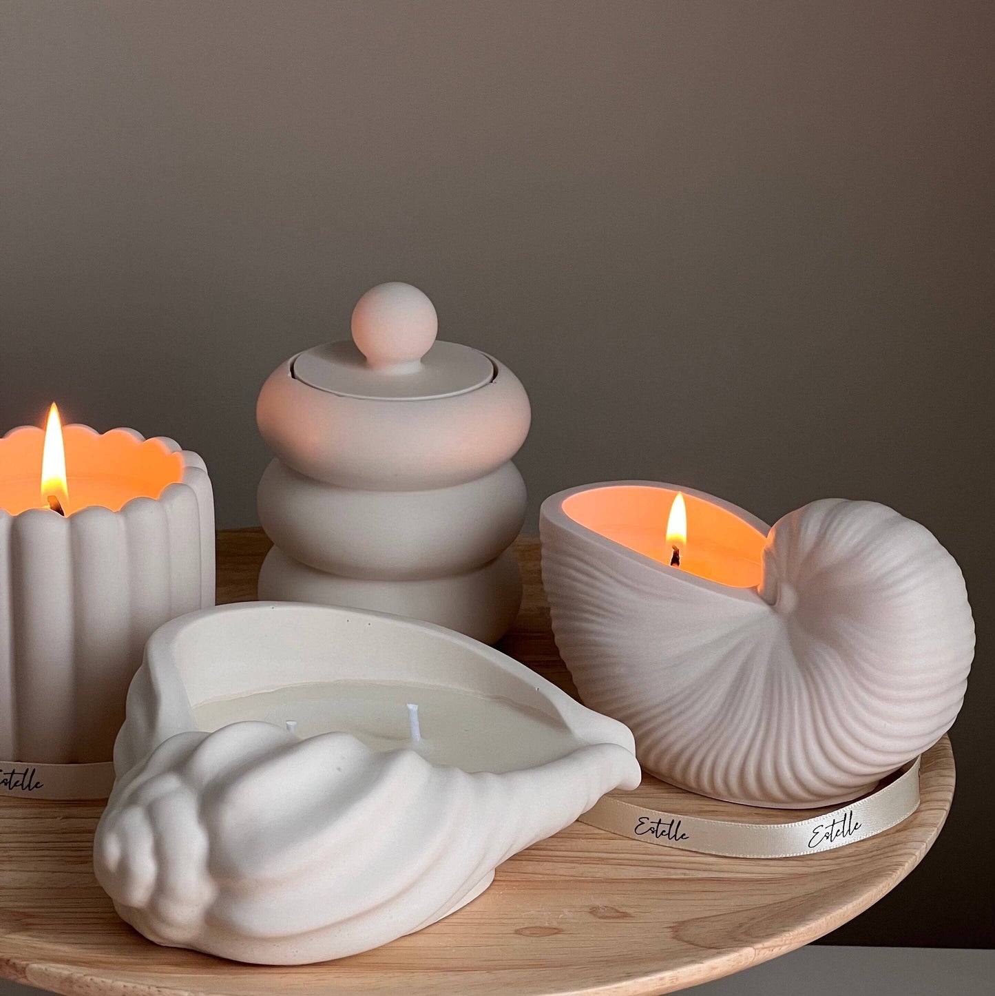 Sea Shell Container Soy Wax Candle