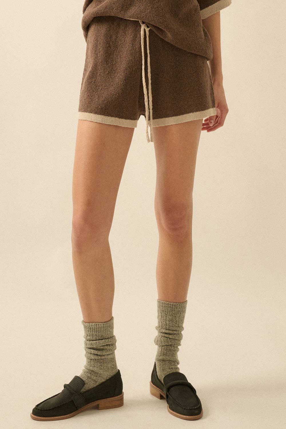 Sweater Shorts - Two Tone
