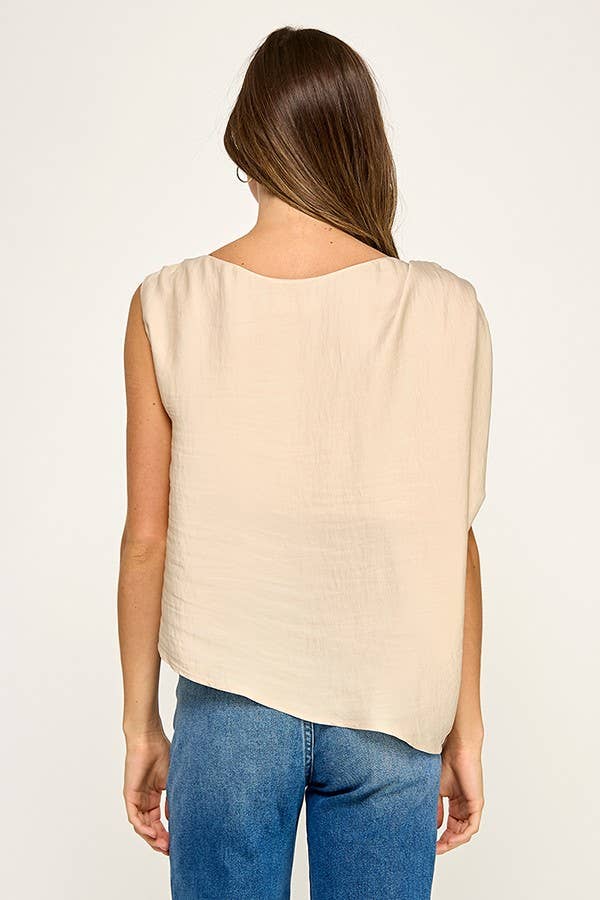 Sand Satin Top