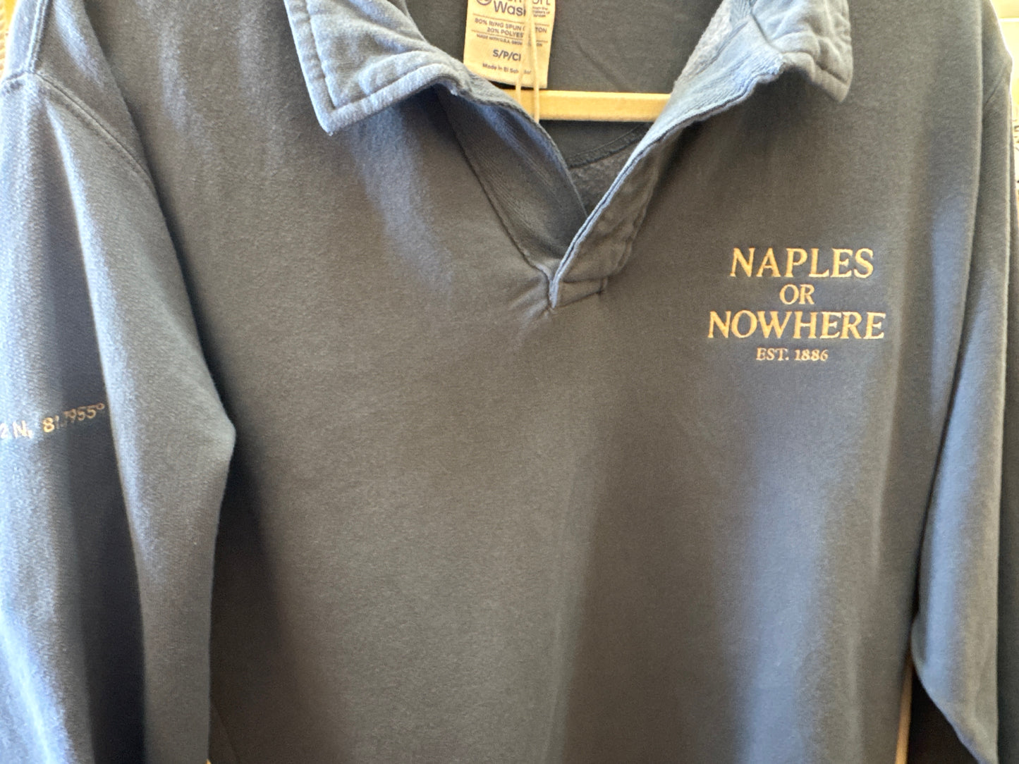 Ocean Blues Collar Sweatshirt - Naples Or Nowhere