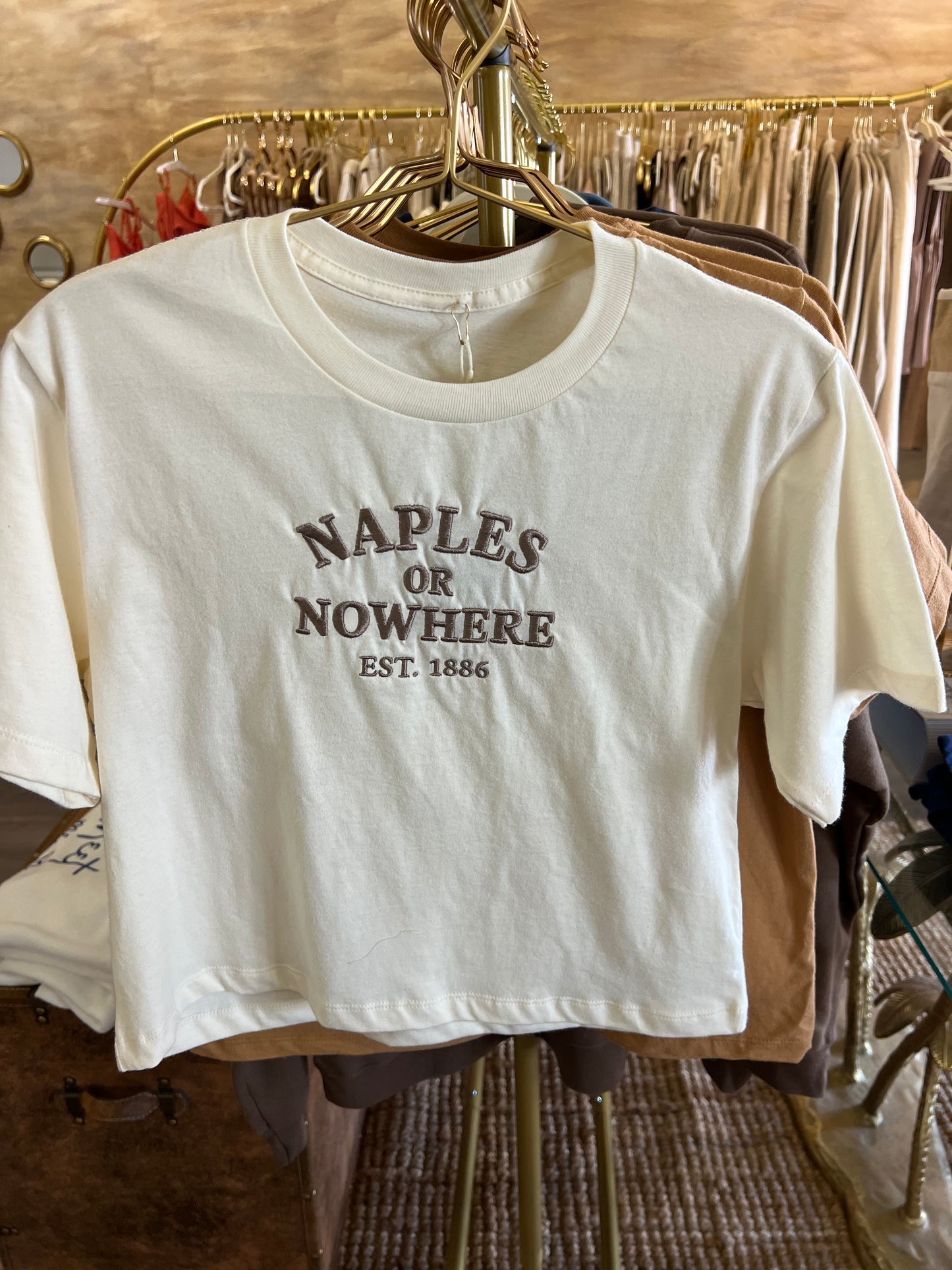 Beach Day T-shirt - Naples Or Nowhere PREORDER