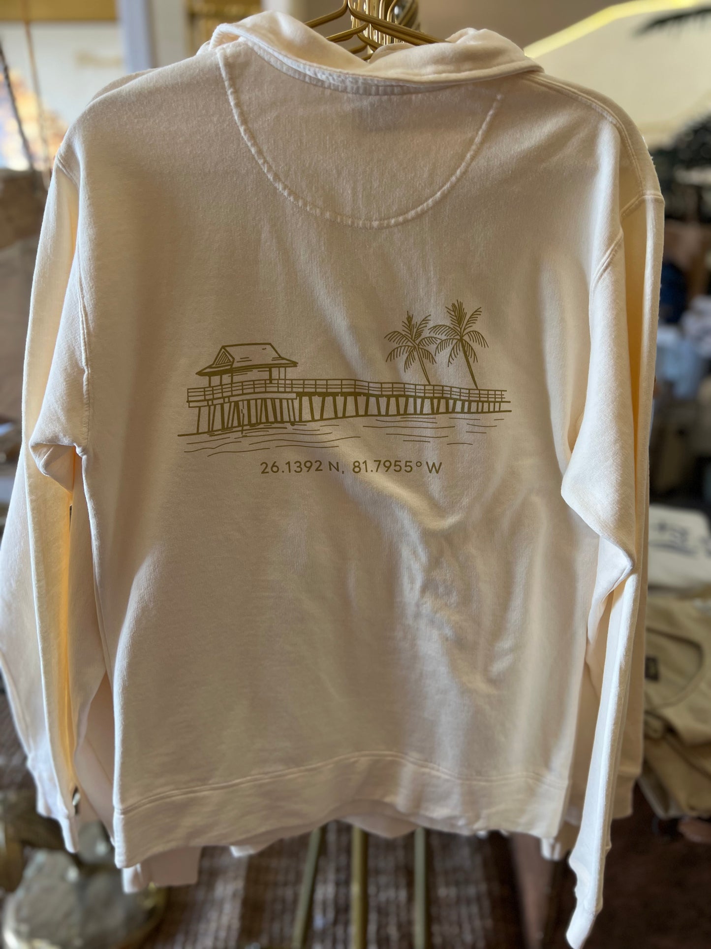 Sand Collar Sweatshirt - Naples Or Nowhere