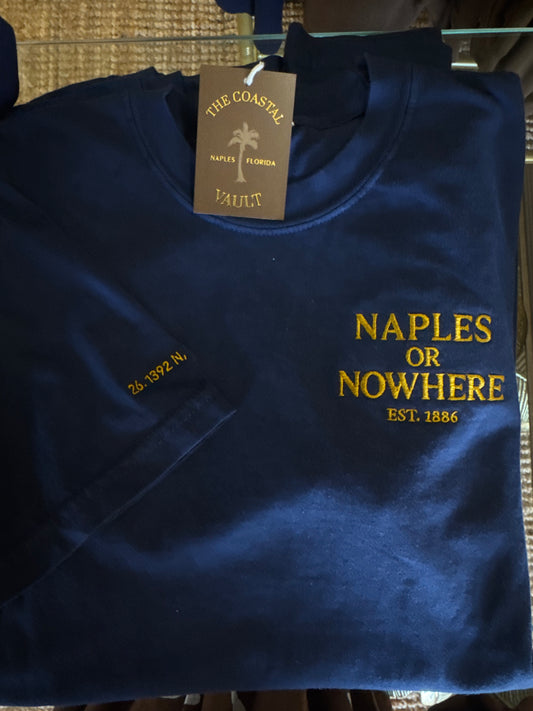 Coordinates T-shirt Navy - Naples Or Nowhere