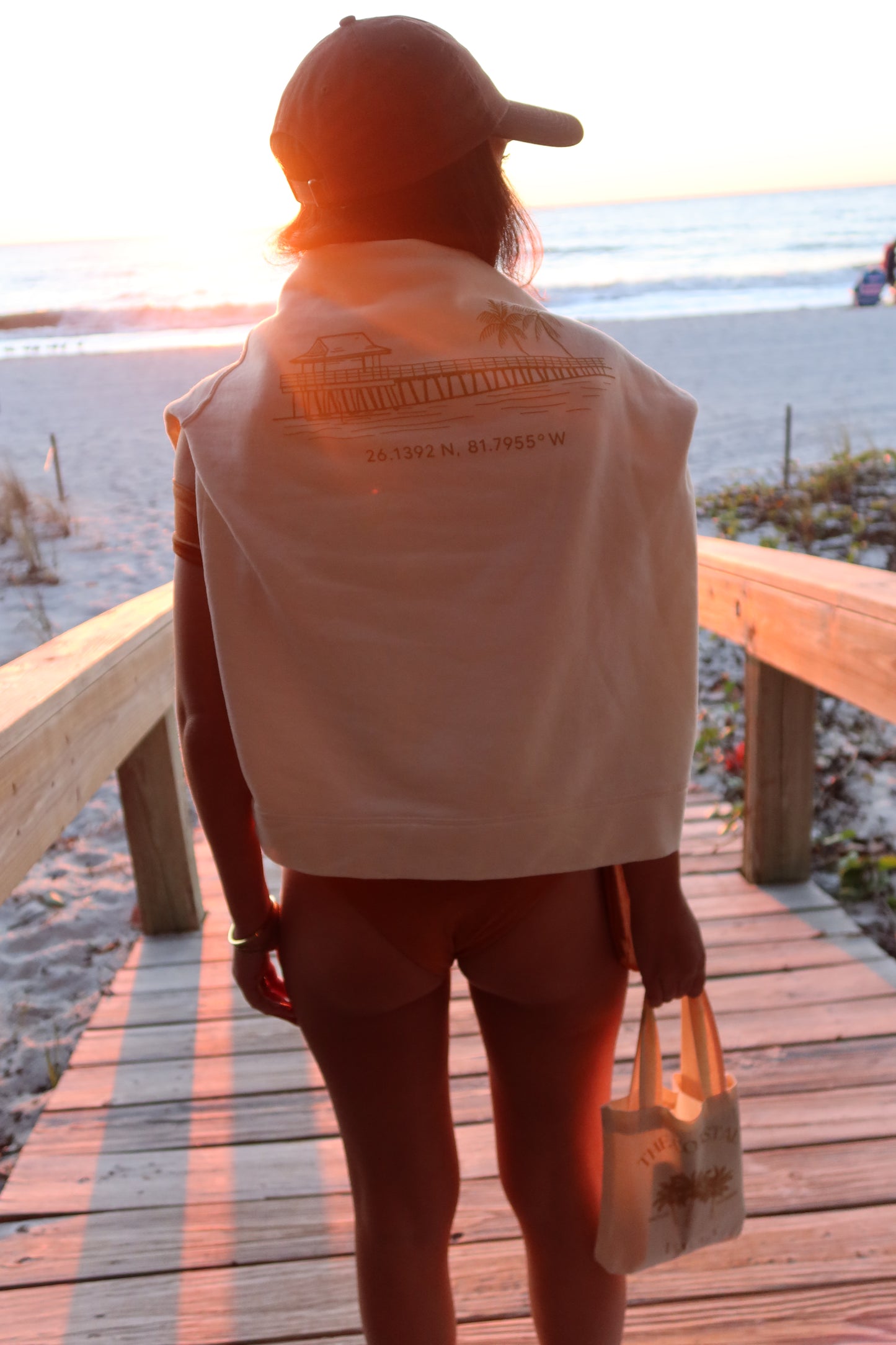 Sand Collar Sweatshirt - Naples Or Nowhere