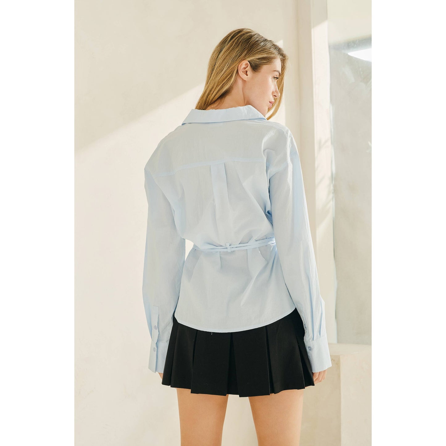 Olivia Tie-waist shirt