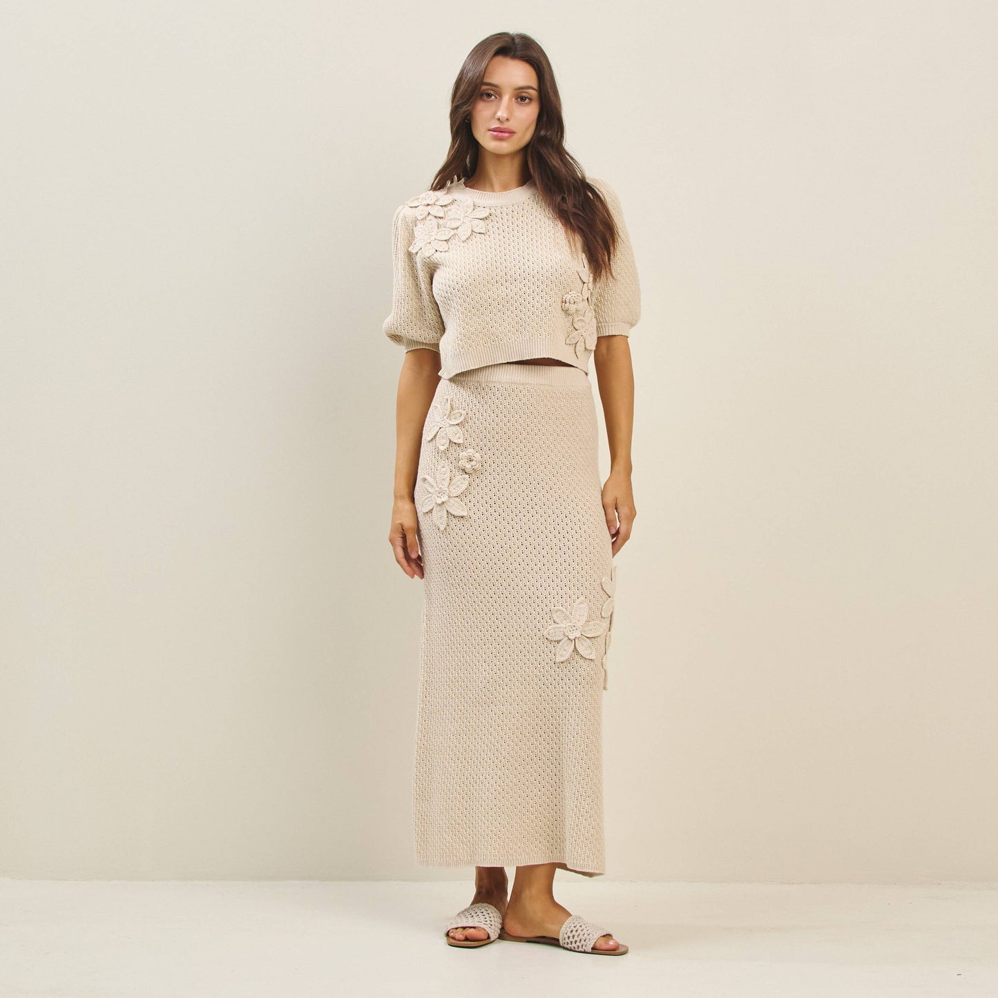 Spring Bloom Sweater Set