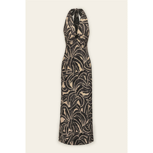 Midnight Palm Maxi Dress