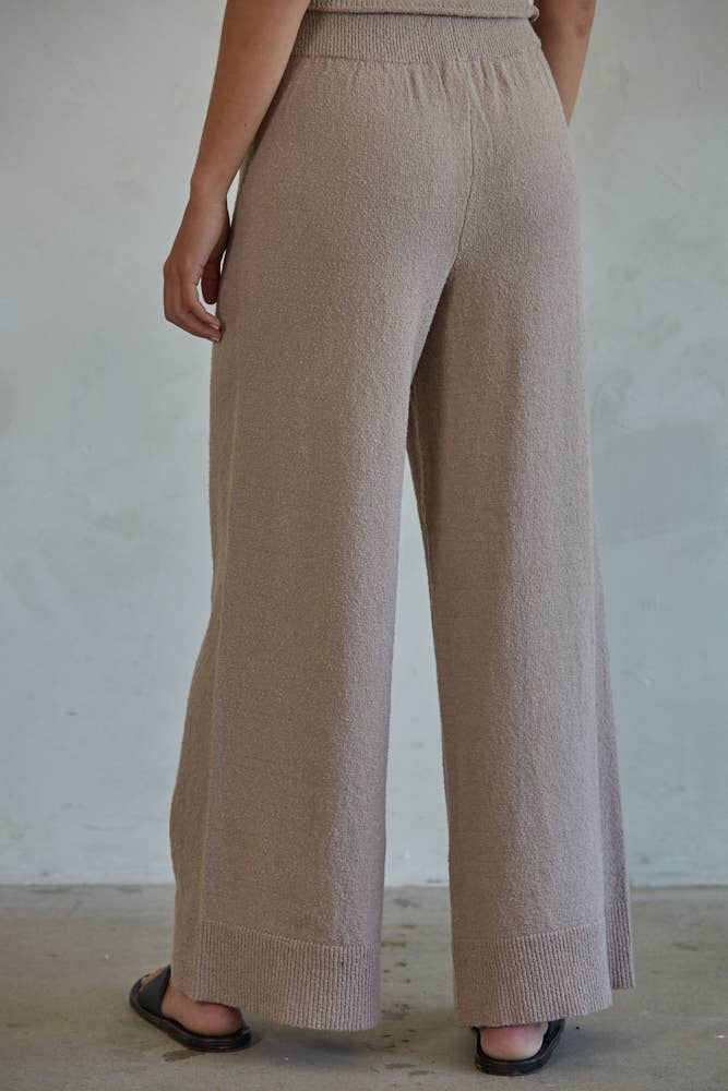 Sweater Wide Leg Pants