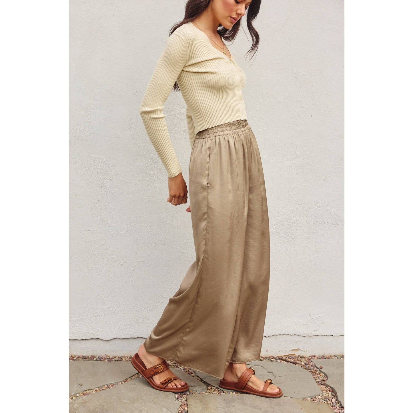 France Wide Leg Pants