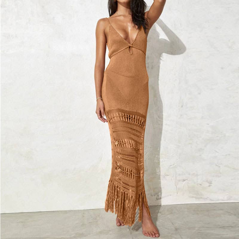 Havana Tassels Resort Wear Dress