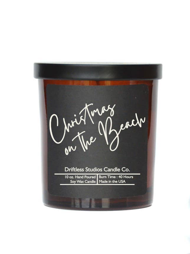 Christmas on the Beach Soy wax Candles - 10oz Candle