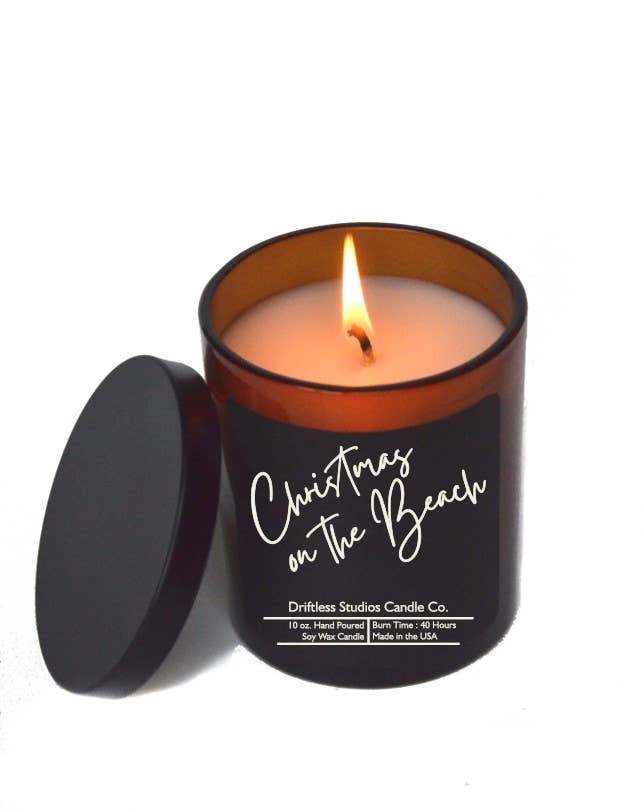 Christmas on the Beach Soy wax Candles - 10oz Candle