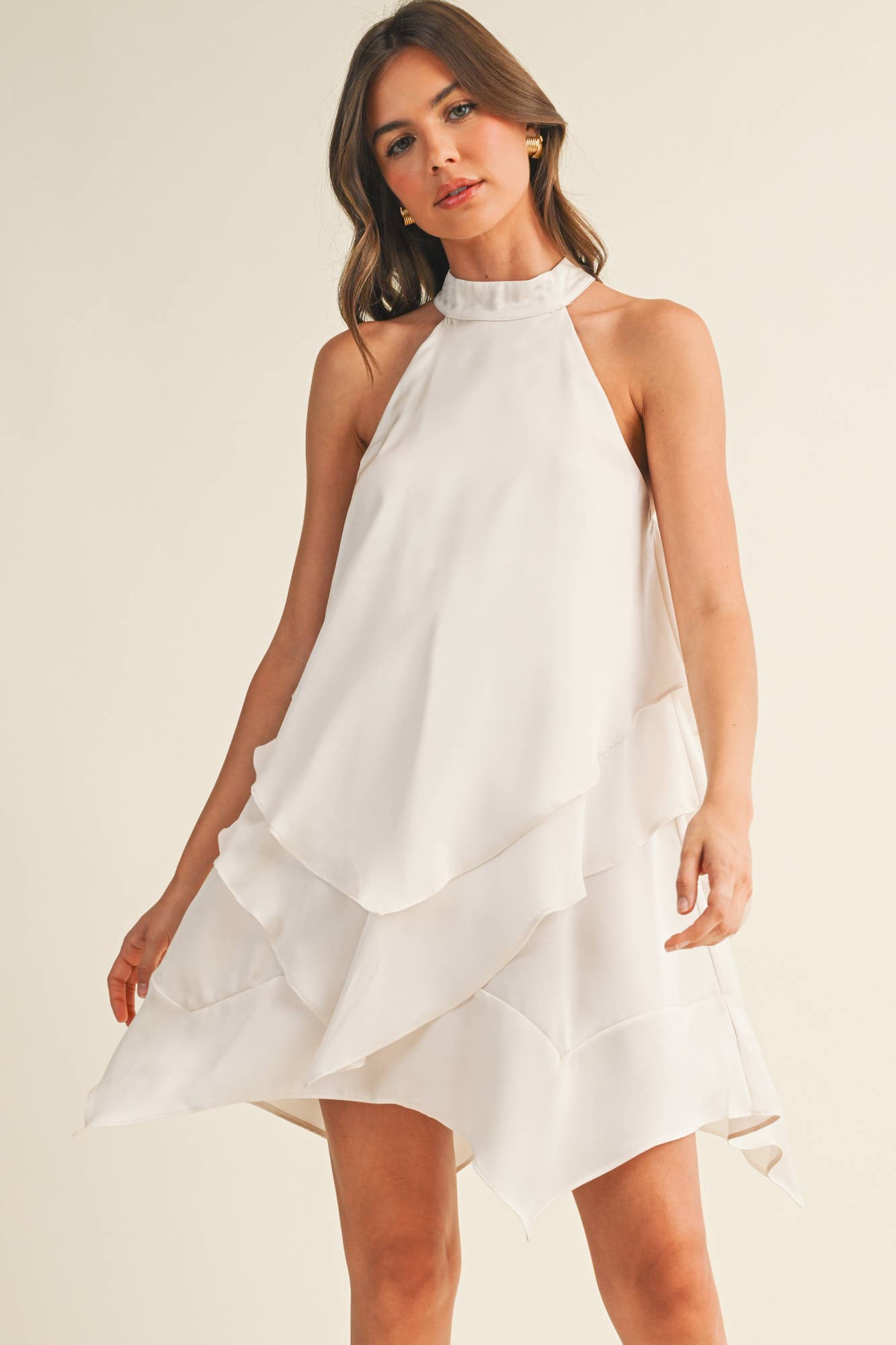 Orchid Halter Dress
